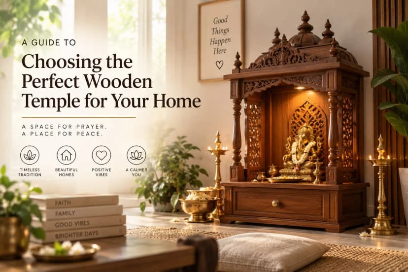 How to Choose the Perfect Wooden Temple for Your Home
