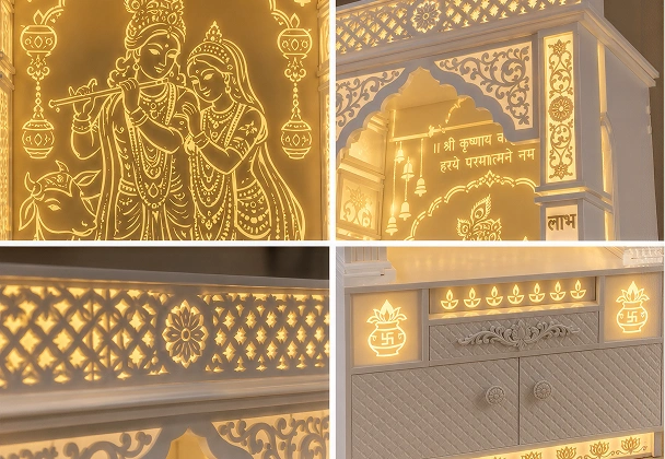Corian Temple detail